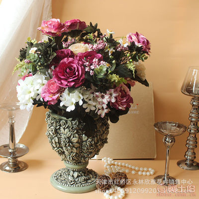 永林欣雅花卉新品 歐式仿真玫瑰，開啟花藝裝飾新紀(jì)元